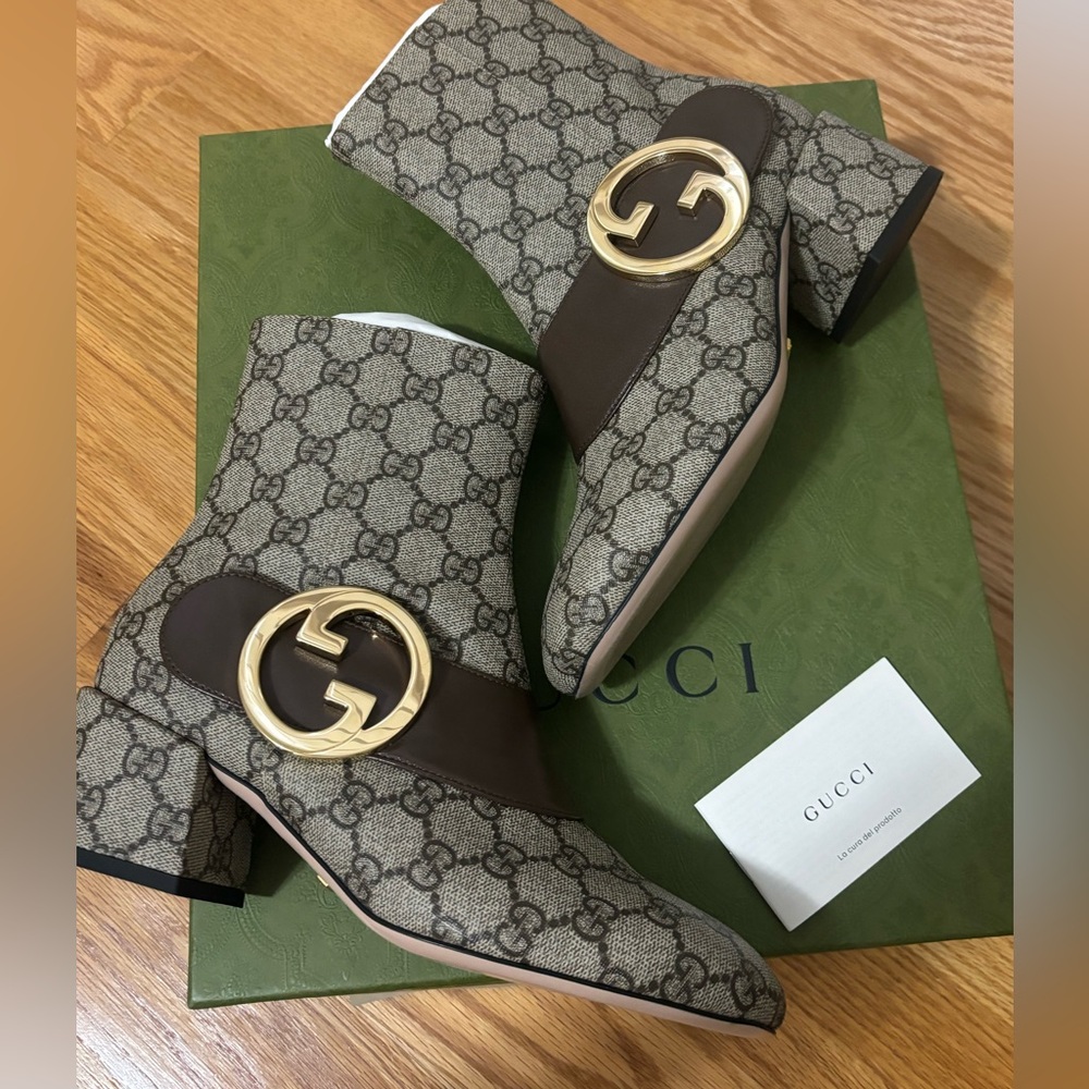 AUTHENTIC PREOWNED GUCCI BLONDIE ANKLE BOOTS